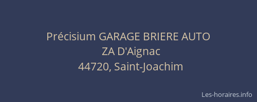Précisium GARAGE BRIERE AUTO