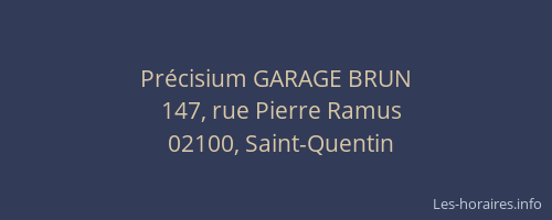 Précisium GARAGE BRUN