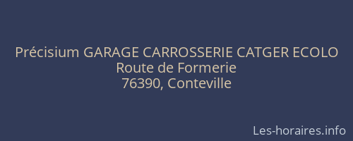 Précisium GARAGE CARROSSERIE CATGER ECOLO