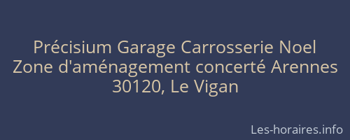 Précisium Garage Carrosserie Noel