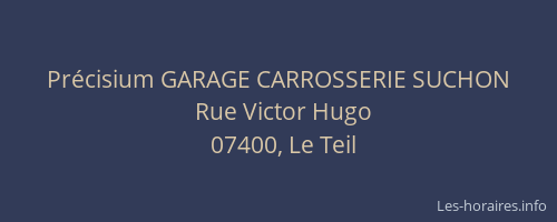 Précisium GARAGE CARROSSERIE SUCHON
