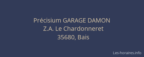 Précisium GARAGE DAMON