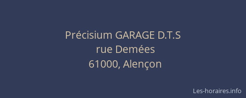 Précisium GARAGE D.T.S