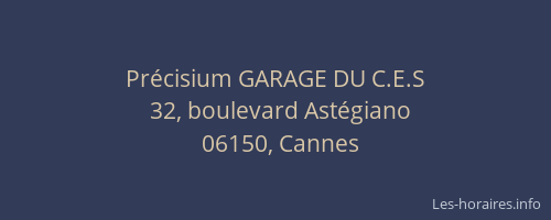 Précisium GARAGE DU C.E.S
