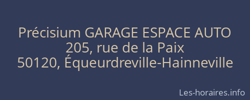 Précisium GARAGE ESPACE AUTO