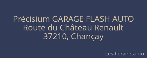 Précisium GARAGE FLASH AUTO