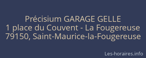 Précisium GARAGE GELLE