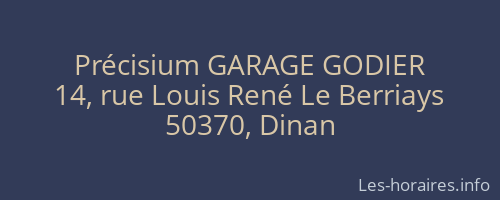 Précisium GARAGE GODIER