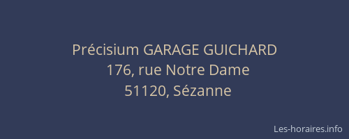 Précisium GARAGE GUICHARD