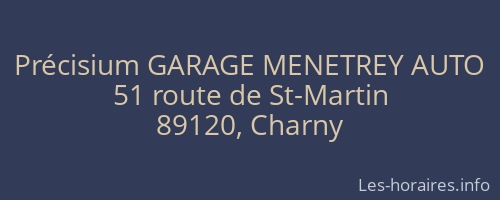 Précisium GARAGE MENETREY AUTO