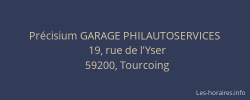 Précisium GARAGE PHILAUTOSERVICES