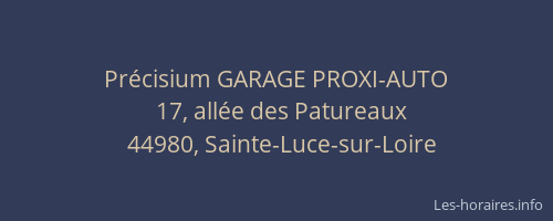 Précisium GARAGE PROXI-AUTO