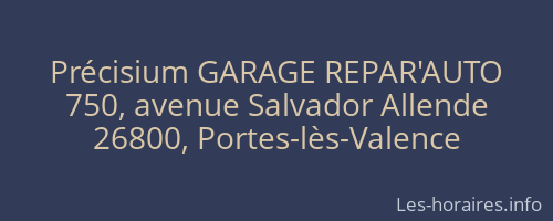 Précisium GARAGE REPAR'AUTO