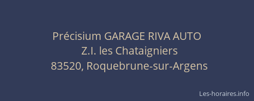 Précisium GARAGE RIVA AUTO