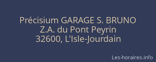 Précisium GARAGE S. BRUNO