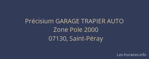 Précisium GARAGE TRAPIER AUTO