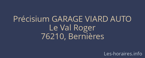 Précisium GARAGE VIARD AUTO