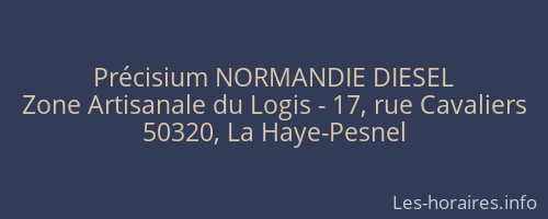 Précisium NORMANDIE DIESEL