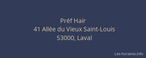 Préf Hair
