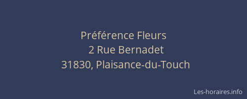 Préférence Fleurs