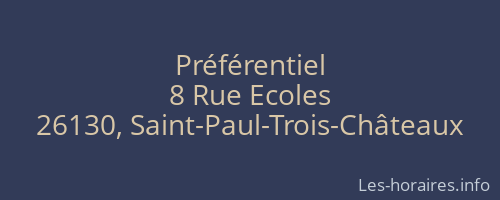 Préférentiel