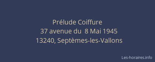 Prélude Coiffure
