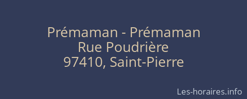 Prémaman - Prémaman