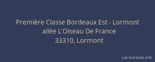 Première Classe Bordeaux Est - Lormont