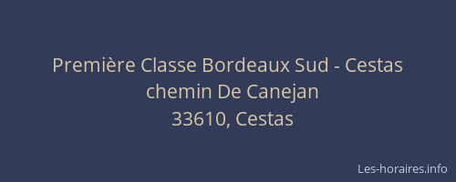 Première Classe Bordeaux Sud - Cestas