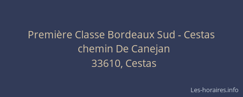 Premi&egrave;re Classe Bordeaux Sud - Cestas