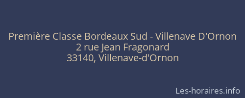 Premi&egrave;re Classe Bordeaux Sud - Villenave D'Ornon