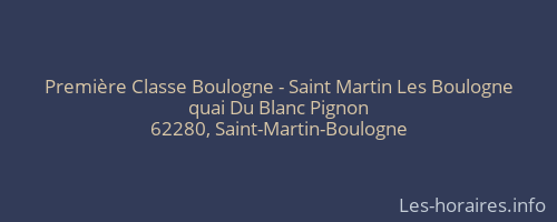 Premi&egrave;re Classe Boulogne - Saint Martin Les Boulogne