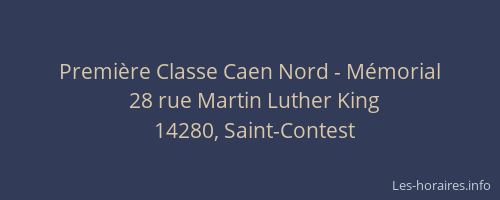 Première Classe Caen Nord - Mémorial