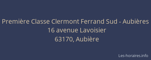 Première Classe Clermont Ferrand Sud - Aubières