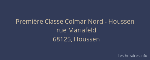 Première Classe Colmar Nord - Houssen