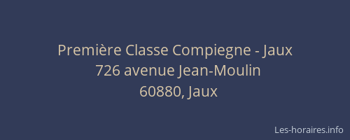 Premi&egrave;re Classe Compiegne - Jaux
