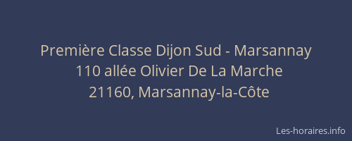 Première Classe Dijon Sud - Marsannay