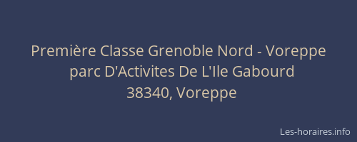 Première Classe Grenoble Nord - Voreppe