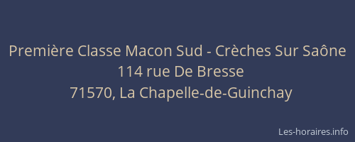 Premi&egrave;re Classe Macon Sud - Cr&egrave;ches Sur Sa&ocirc;ne