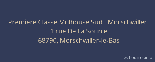Première Classe Mulhouse Sud - Morschwiller