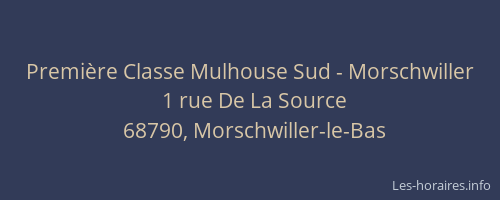 Premi&egrave;re Classe Mulhouse Sud - Morschwiller