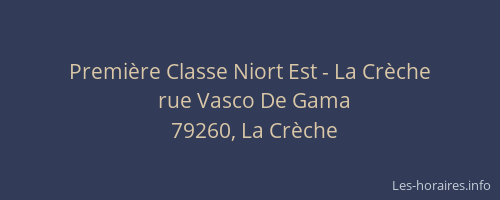 Premi&egrave;re Classe Niort Est - La Cr&egrave;che
