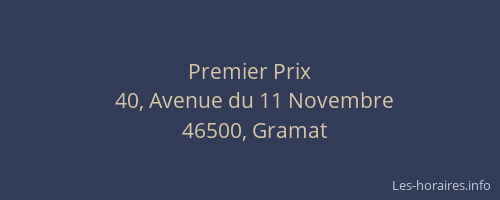 Premier Prix