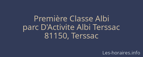 Première Classe Albi