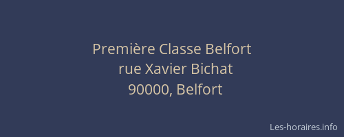 Première Classe Belfort