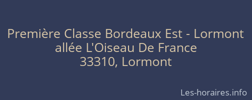 Première Classe Bordeaux Est - Lormont