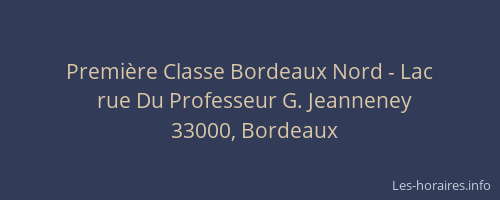 Première Classe Bordeaux Nord - Lac