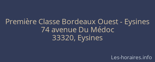 Première Classe Bordeaux Ouest - Eysines
