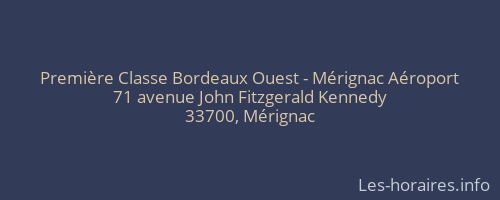 Première Classe Bordeaux Ouest - Mérignac Aéroport
