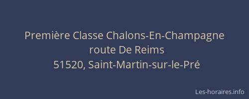 Première Classe Chalons-En-Champagne